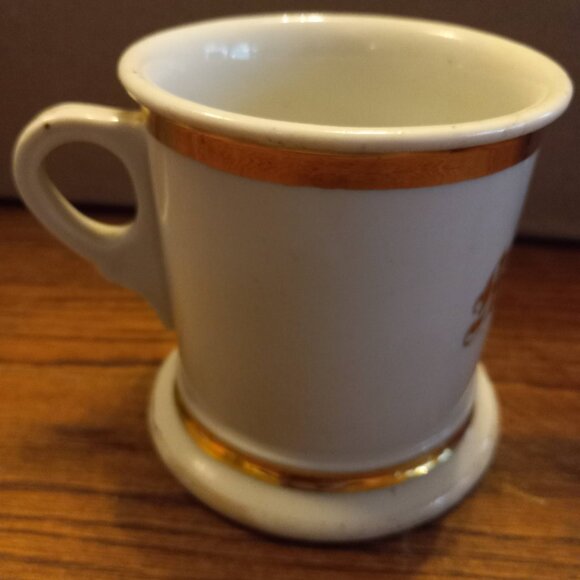 Vintage Barber Shop Named Shaving Mug M Jacob Porcelain 10 Ounces - Picture 6 of 11
